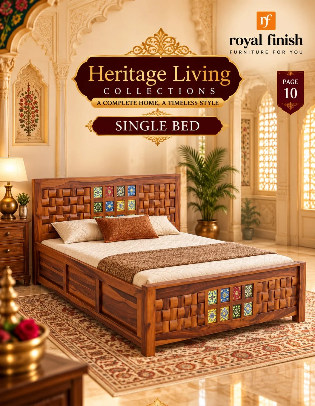Heritage Marriage Set catalogue page — Bed