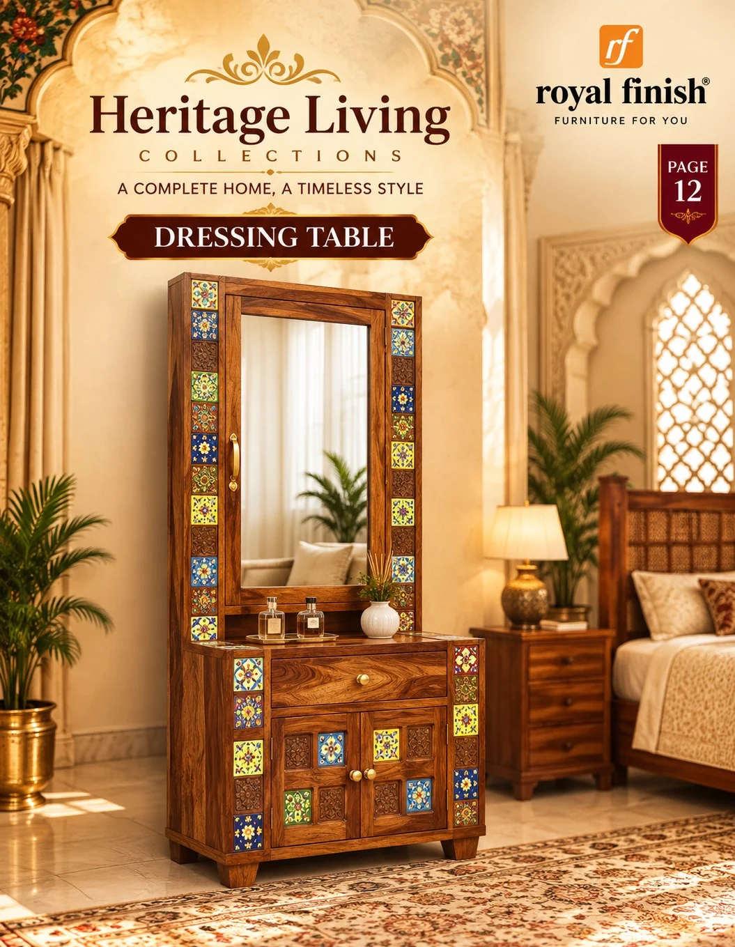 Heritage Marriage Set catalogue page — Dressing table