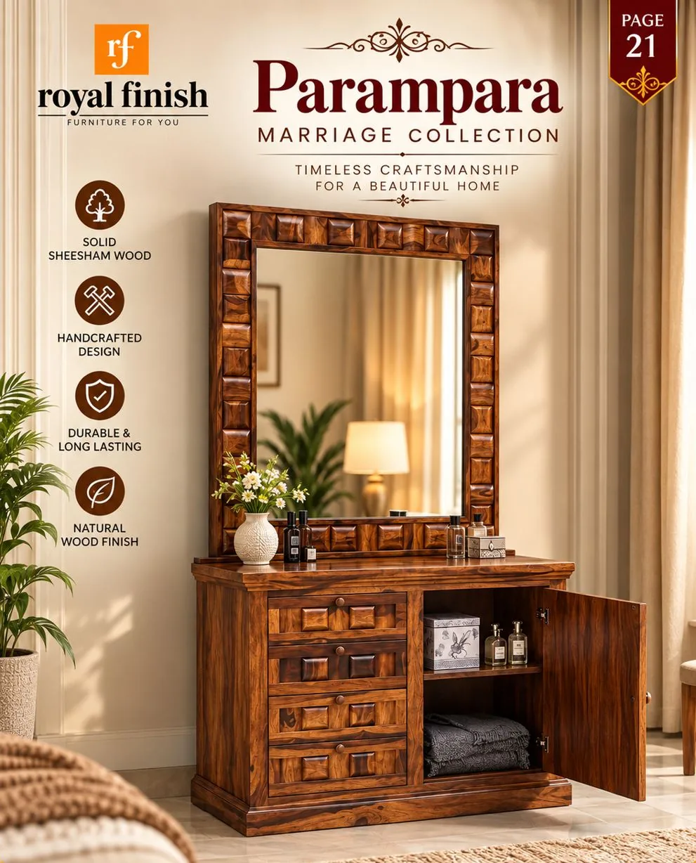 Parampara Marriage Collection catalogue page — Dressing table (catalogue preview)