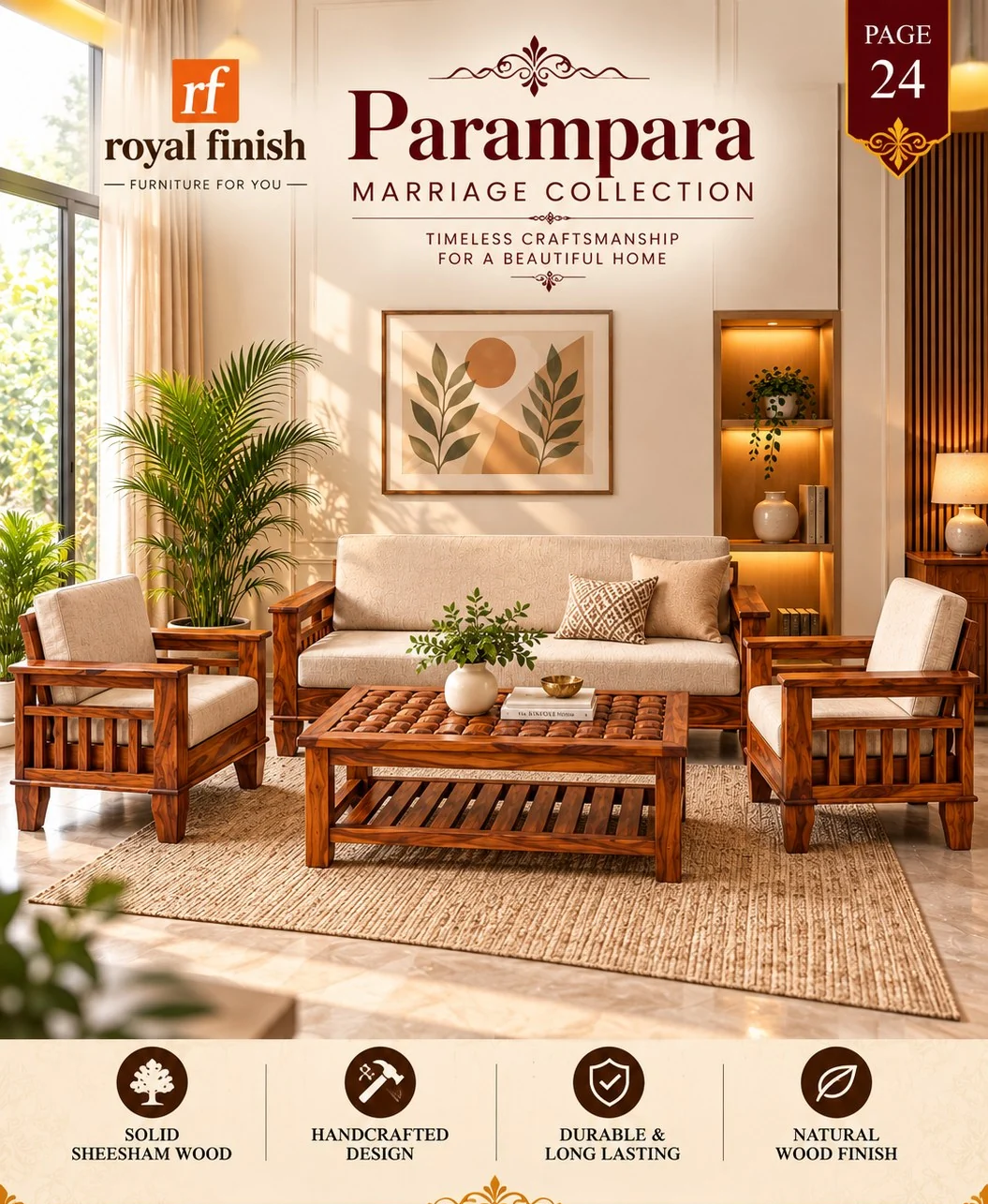 Parampara Marriage Collection catalogue page — Sofa set