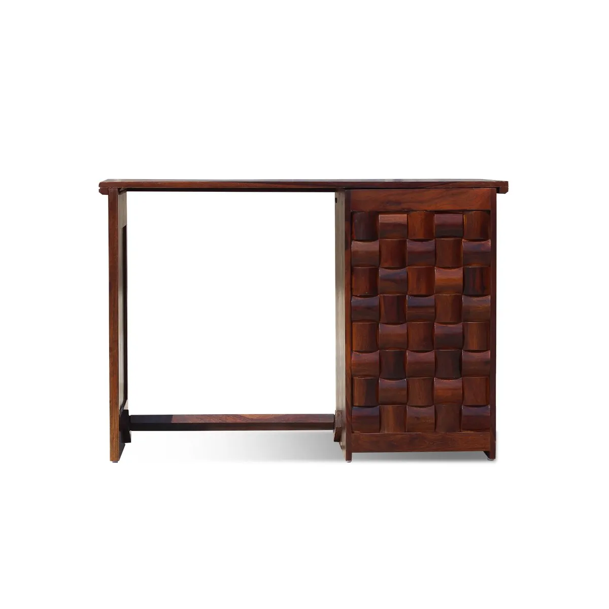 Royal Finish Nivora design Both Side Study Table in Furniture Sheesham wooden study table image 7